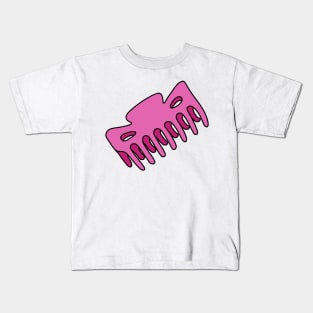 Pink Hair Clip Kids T-Shirt